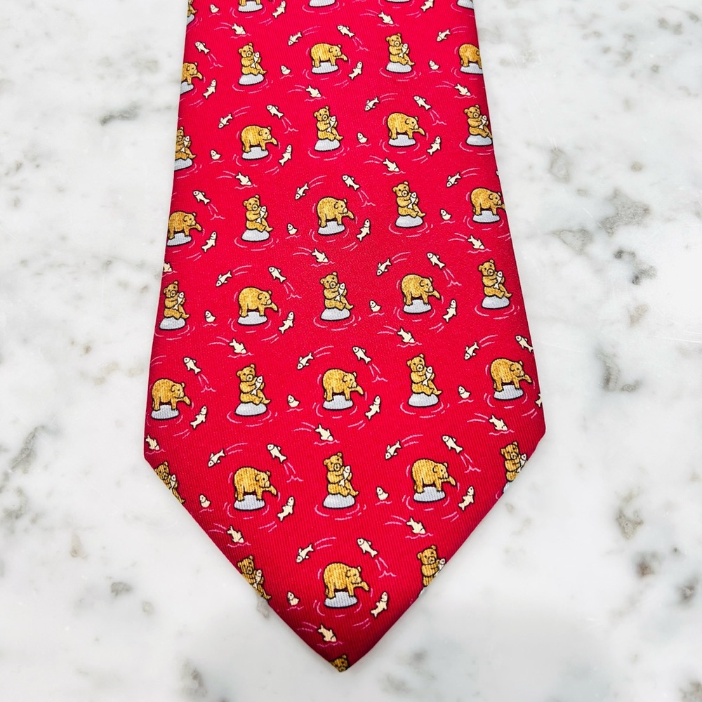 Hermes Tie in hand-sewn silk twill 100% silk